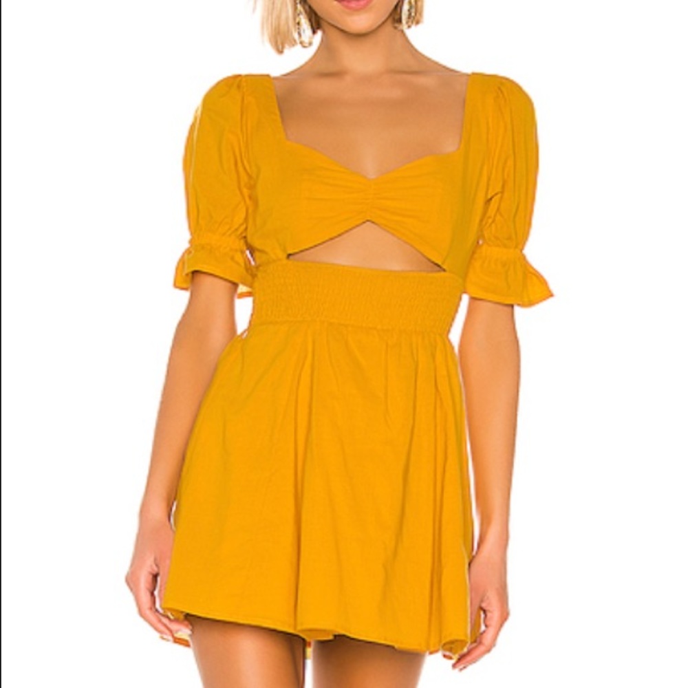 Yellow dress by Lovers + Friends